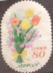 Stamps Japan -  Scott#3509d jxa Intercambio 0,90 usd 80 y. 2013