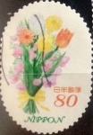 Stamps Japan -  Scott#3509d Intercambio 0,90 usd 80 y. 2013