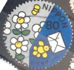 Stamps Japan -  Scott#2783f jxa Intercambio 0,40 usd 80 y. 2001