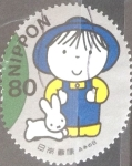 Stamps Japan -  Scott#2783j jxa Intercambio 0,40 usd 80 y. 2001