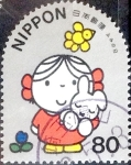 Stamps Japan -  Scott#2783a Intercambio 0,40 usd 80 y. 2001