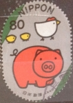 Stamps Japan -  Scott#2783h jxa Intercambio 0,40 usd 80 y. 2001