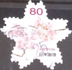 Stamps Japan -  Scott#3645a Intercambio 1,25 usd 80 y. 2014