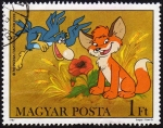 Stamps : Europe : Hungary :  RES-DIBUJOS ANIMADOS. (PANNONIA FILMSTUDIO)