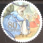 Stamps Japan -  Scott#3317d Intercambio 0,90 usd  80 y. 2011