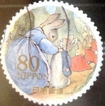 Stamps Japan -  Scott#3317d Intercambio 0,90 usd  80 y. 2011