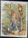 Stamps Japan -  Scott#3317h jxa Intercambio 0,90 usd  80 y. 2011