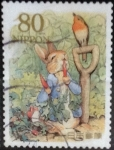 Stamps Japan -  Scott#3317h Intercambio 0,90 usd  80 y. 2011