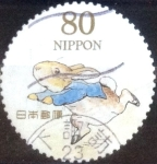 Stamps Japan -  Scott#3317j Intercambio 0,90 usd  80 y. 2011