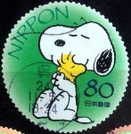 Stamps Japan -  Scott#3206d cryf Intercambio 0,90 usd  80 y. 2010