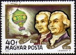 Stamps Hungary -  COL-HERMANOS MONTGOLFIER