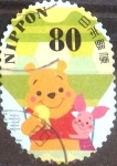 Stamps Japan -  Scott#3573b Intercambio 1,25 usd  80 y. 2013