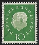 Stamps Germany -  Prof. Dr. Theodor Heuss