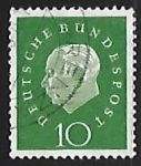 Stamps Germany -  Prof. Dr. Theodor Heuss