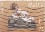 Sellos de Europa - Malta -  Niño Jesús