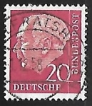 Stamps Germany -  Prof. Dr. Theodor Heuss