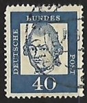 Stamps Germany -  Gotthold Ephraim Lessing