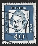 Stamps Germany -  Gotthold Ephraim Lessing