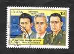 Stamps Cuba -  2260 - 20 Anivº del primer hombre en el espacio, Equipo del Voskhod I