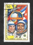 Stamps Cuba -  2262 - 20 Anivº del primer hombre en el espacio, Tamayo y Romanenko