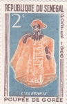 Stamps Senegal -  Poupé de Gorée