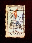 Stamps : Europe : Spain :  Trajes Típicos Españoles - Sevilla