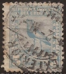 Sellos de America - Uruguay -  Avefría del Sur  1923  5 centésimos