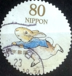 Stamps Japan -  Scott#3317j Intercambio 0,90 usd 80 y. 2011