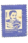 Sellos de America - Uruguay -  ORIBE