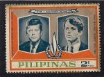 Stamps Philippines -  John y Rober Kennedy