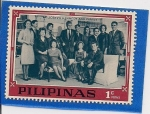Sellos de Asia - Filipinas -  Joseph Kennedy y Familia