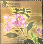 Stamps Japan -  Scott#2853g Intercambio 1,00 usd  80 y. 2003