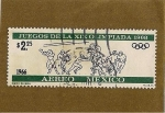 Sellos de America - M�xico -  Olimpiada de 1968