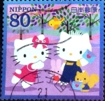 Stamps Japan -  Scott#3145f Intercambio 0,90 usd  80 y. 2009