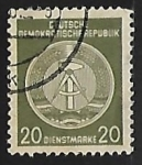 Sellos de Europa - Alemania -  Official Stamps for Administration Post B