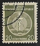 Stamps Germany -  Official Stamps for Administration Post B