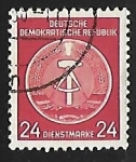 Stamps Germany -  Official Stamps for Administration Post B
