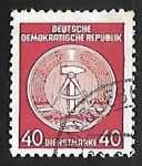 Stamps Germany -  Official Stamps for Administration Post B