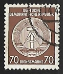 Stamps Germany -  Official Stamps for Administration Post B