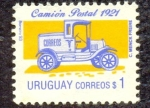 Stamps Uruguay -  CAMION POSTAL 1921