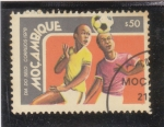 Sellos del Mundo : Africa : Mozambique :  Futbol