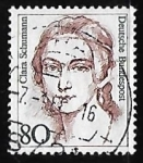 Sellos de Europa - Alemania -  Clara Schumann (1819-1896) pianista