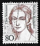 Stamps Germany -  Clara Schumann (1819-1896) pianista