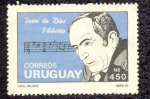 Stamps Uruguay -  JUAN DE DIOS FILIBERTO
