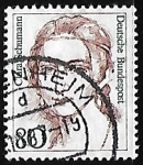 Stamps Germany -  Clara Schumann (1819-1896) pianista