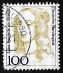 Stamps Germany -  Luise Henriette von Oranien (1627-1667)