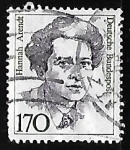 Sellos de Europa - Alemania -  Hannah Arendt (1906-1975), filosofo