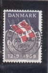Sellos de Europa - Dinamarca -  Bandera 850 aniversario