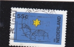 Sellos de Europa - Holanda -  Ilustración navideña