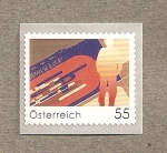 Stamps Austria -  Hombre y técnica